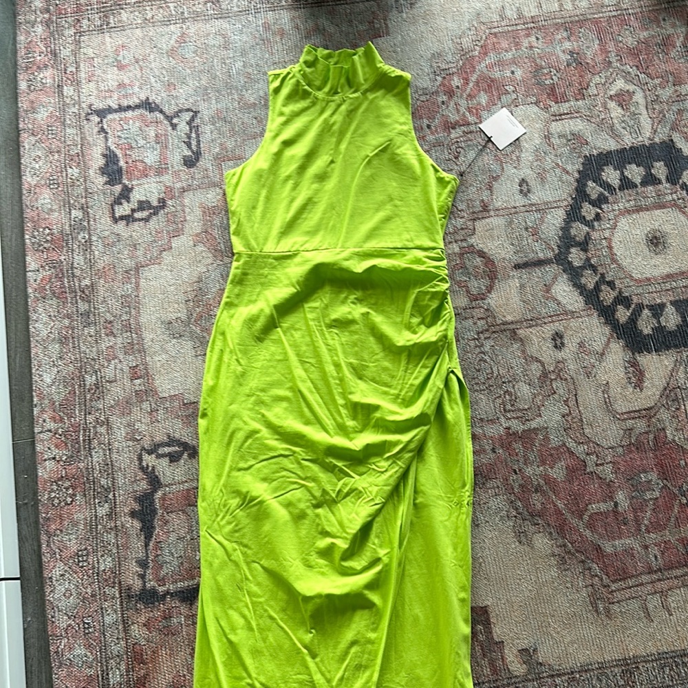 SUPERDOWN JANET SLIT MIDI DRESS